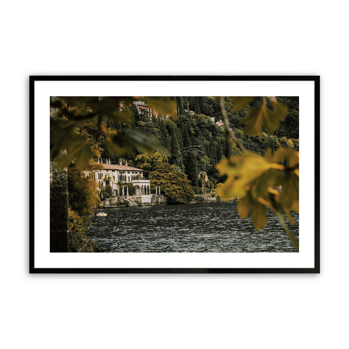 [Color:Satin Black], Picture of art in a Satin Black frame