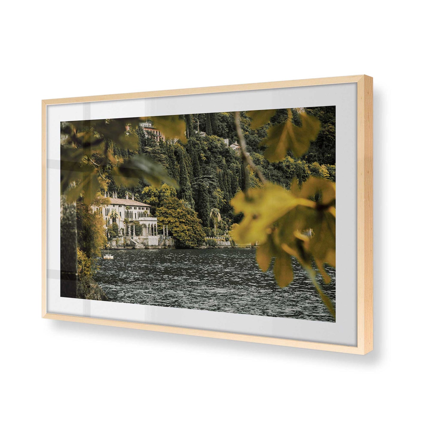 [Color:Raw Maple], Picture of art in a Raw Maple frame of the corner