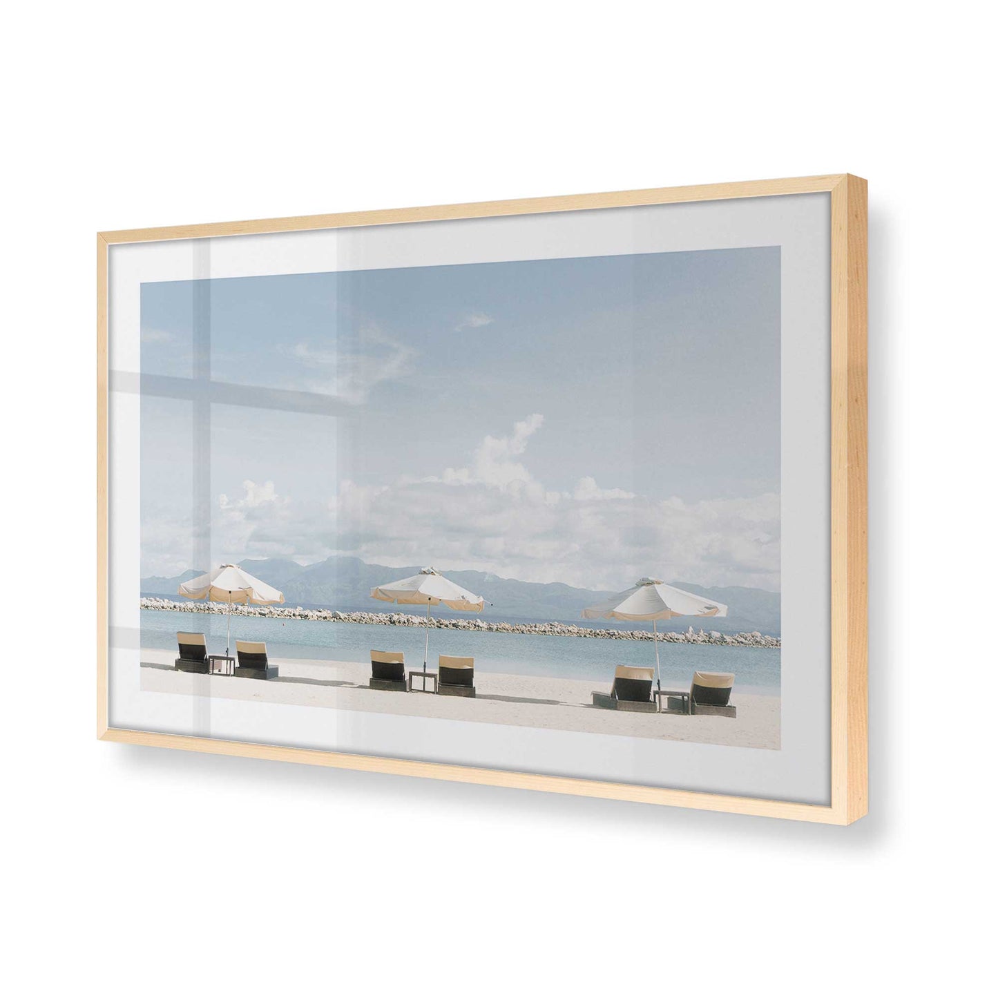 [Color:Raw Maple], Picture of art in a Raw Maple frame of the corner