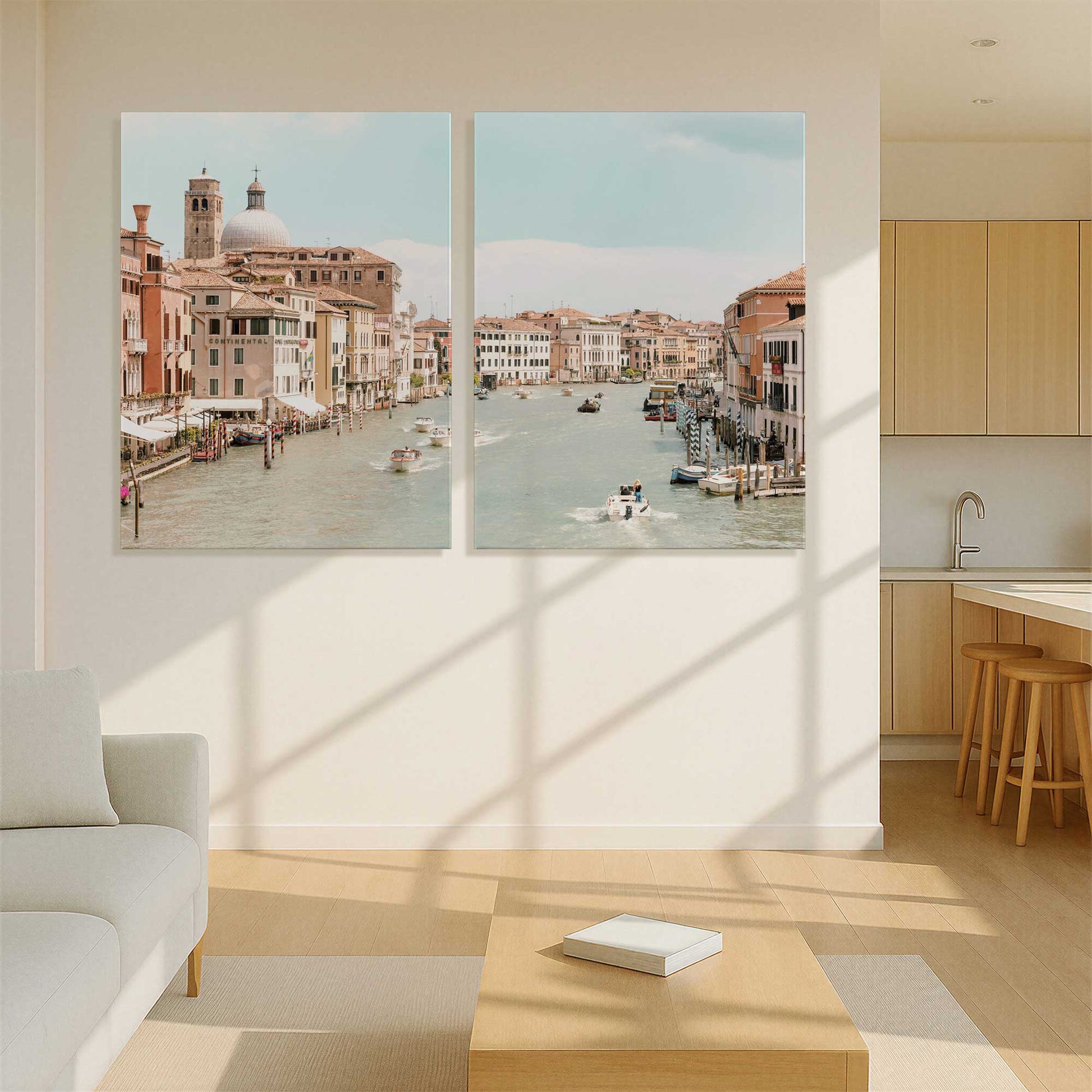 [Color:Stretched Canvas], Picture of art in a room