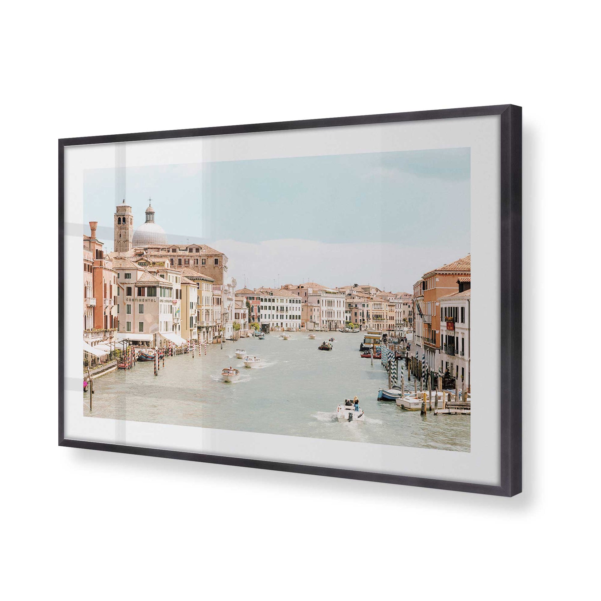[Color:Weathered Zinc], Picture of art in a Weathered Zinc frame of the corner