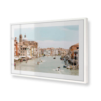 [Color:Opaque White], Picture of art in a Opaque White frame of the corner