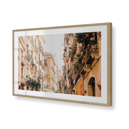 [Color:Brushed Gold], Picture of art in a Brushed Gold frame of the corner
