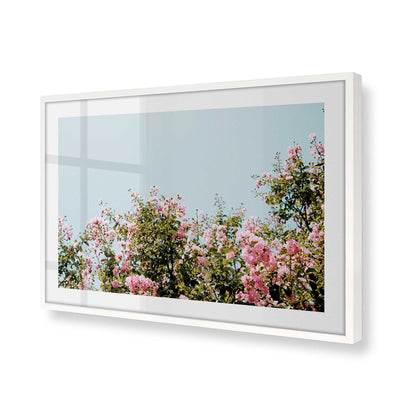 [Color:Opaque White], Picture of art in a Opaque White frame of the corner
