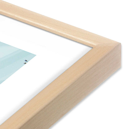 [Color:Raw Maple], Picture of art in a Raw Maple frame at an angle