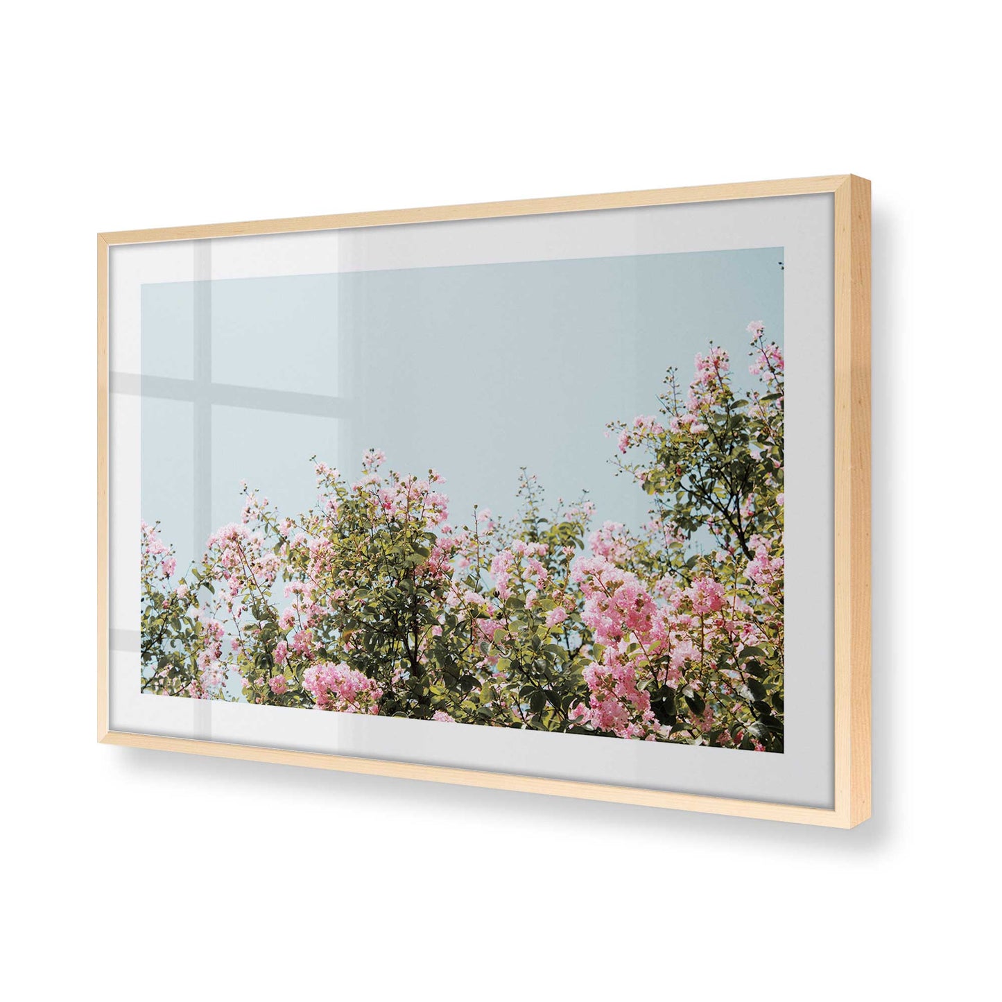 [Color:Raw Maple], Picture of art in a Raw Maple frame of the corner