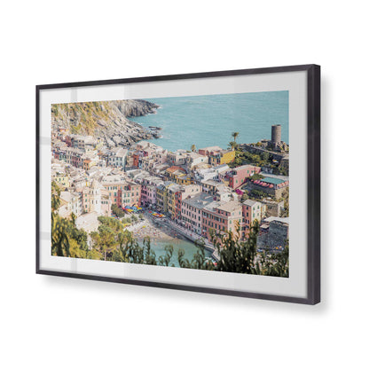 [Color:Weathered Zinc], Picture of art in a Weathered Zinc frame of the corner