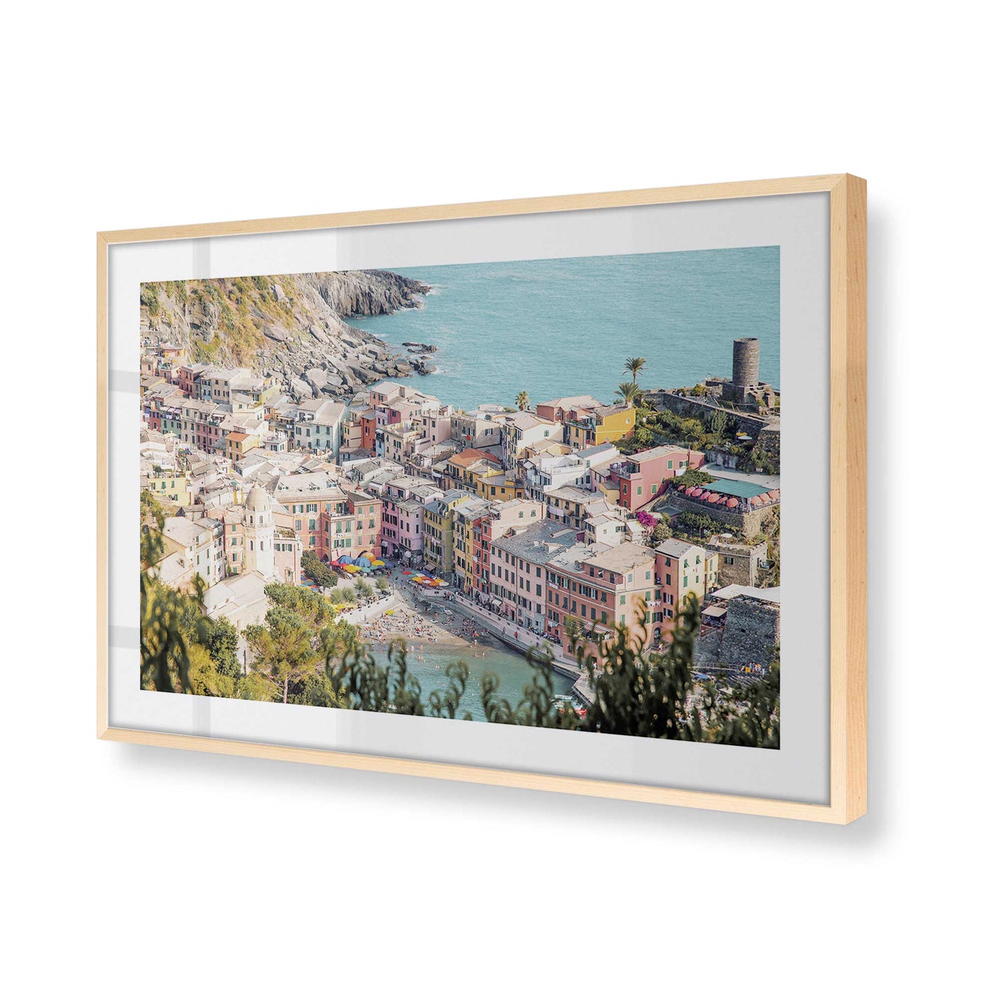 [Color:Raw Maple], Picture of art in a Raw Maple frame of the corner
