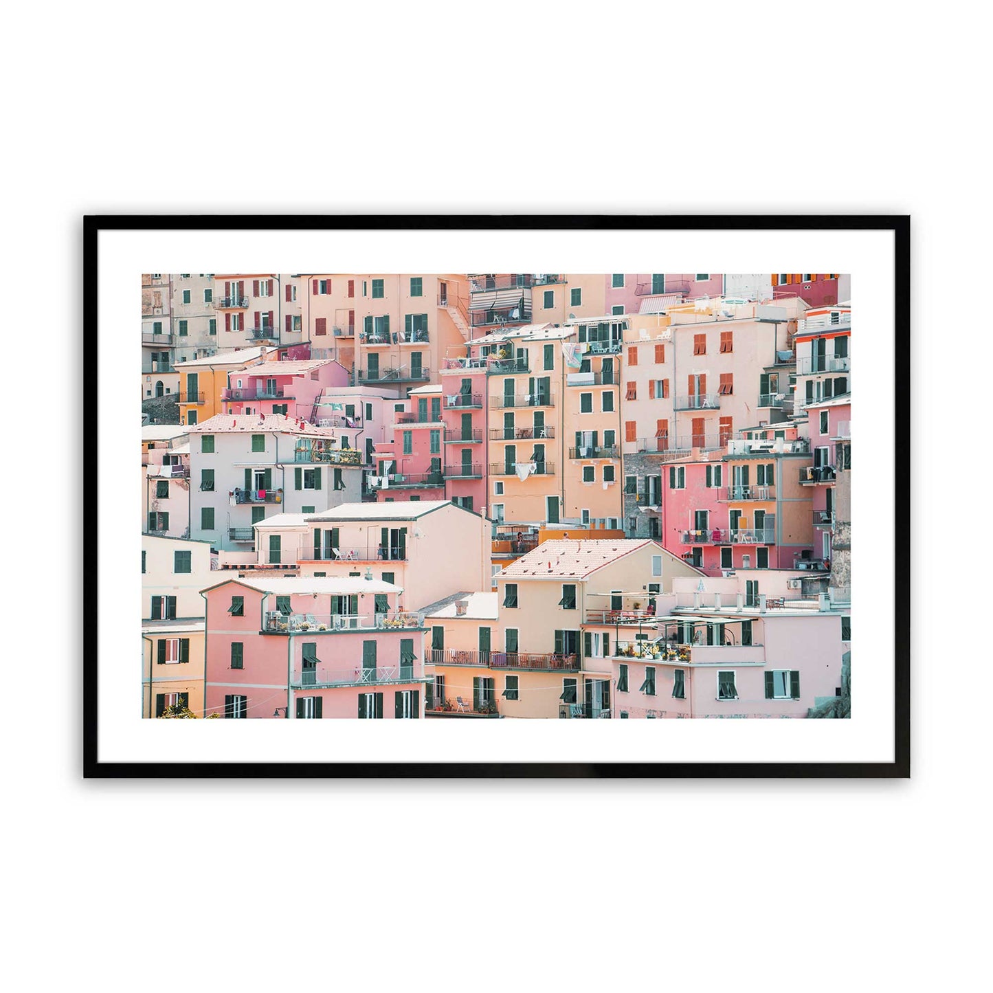 [Color:Satin Black], Picture of art in a Satin Black frame