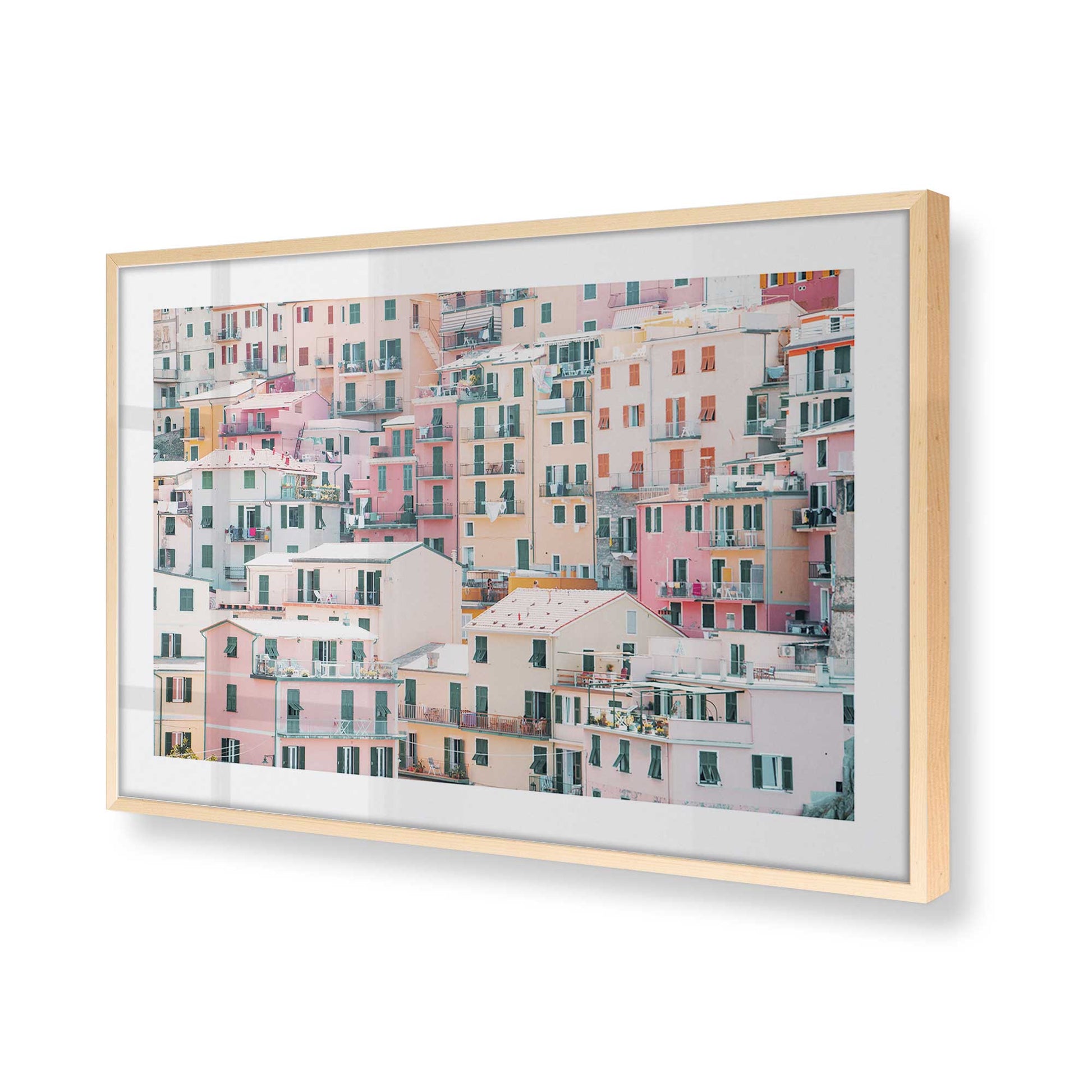[Color:Raw Maple], Picture of art in a Raw Maple frame of the corner