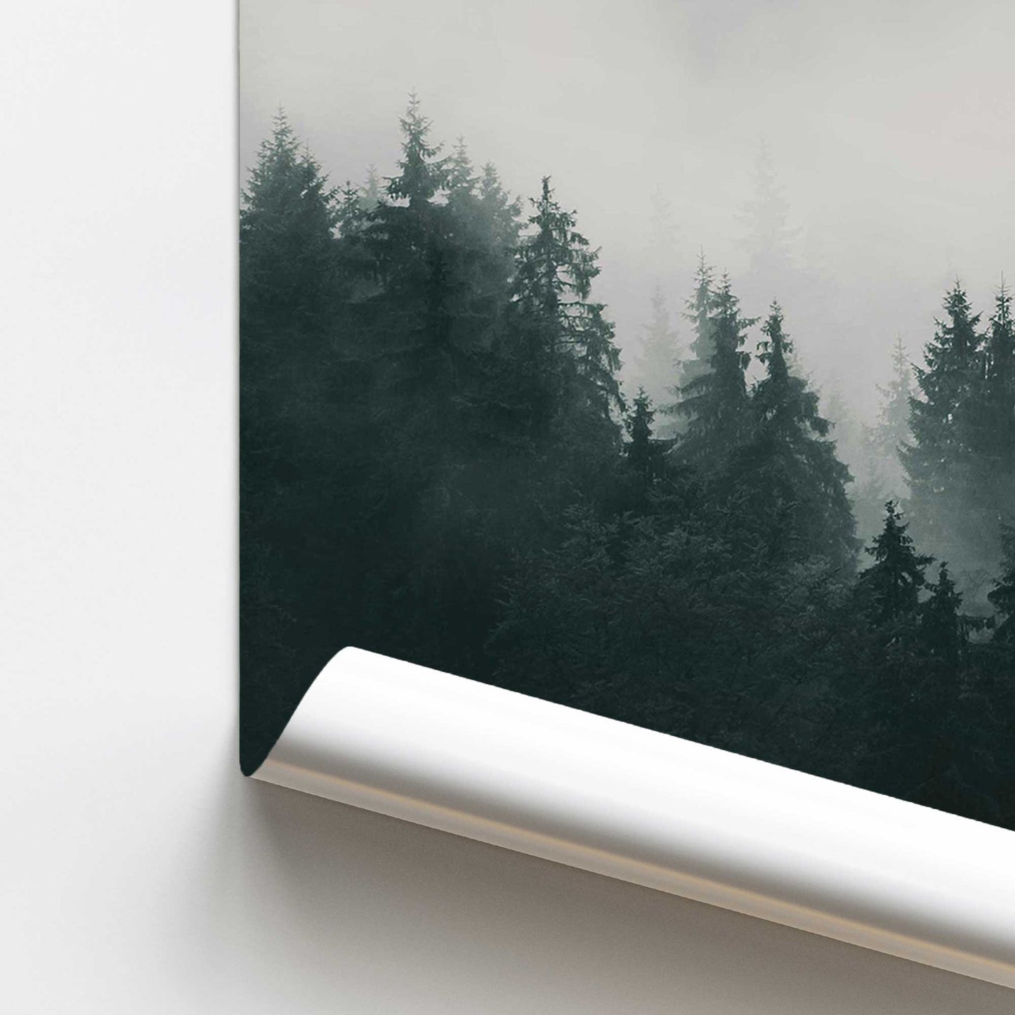 Enchanting Emerald Peaks Promotional Rolled Print