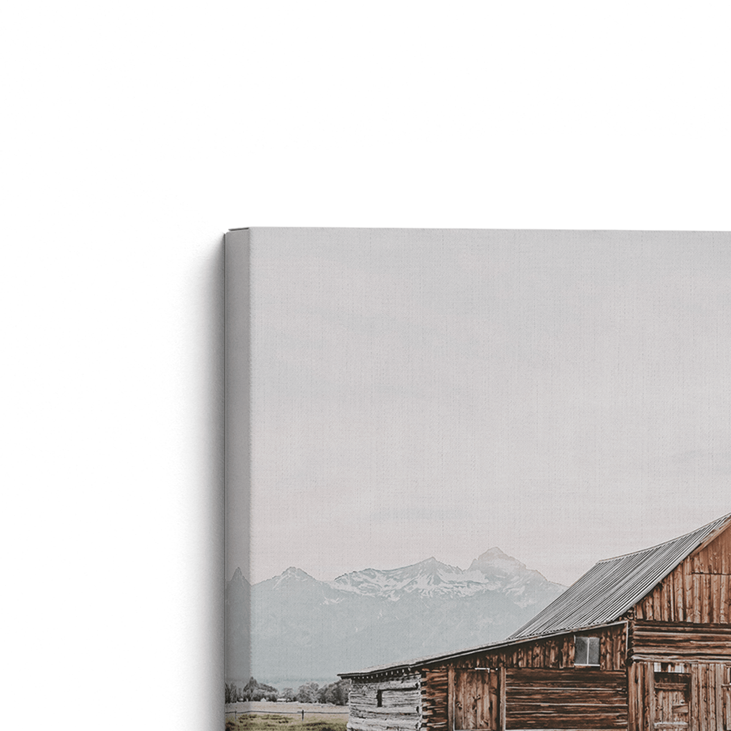 [Color:Stretched Canvas], Picture of art on an angle