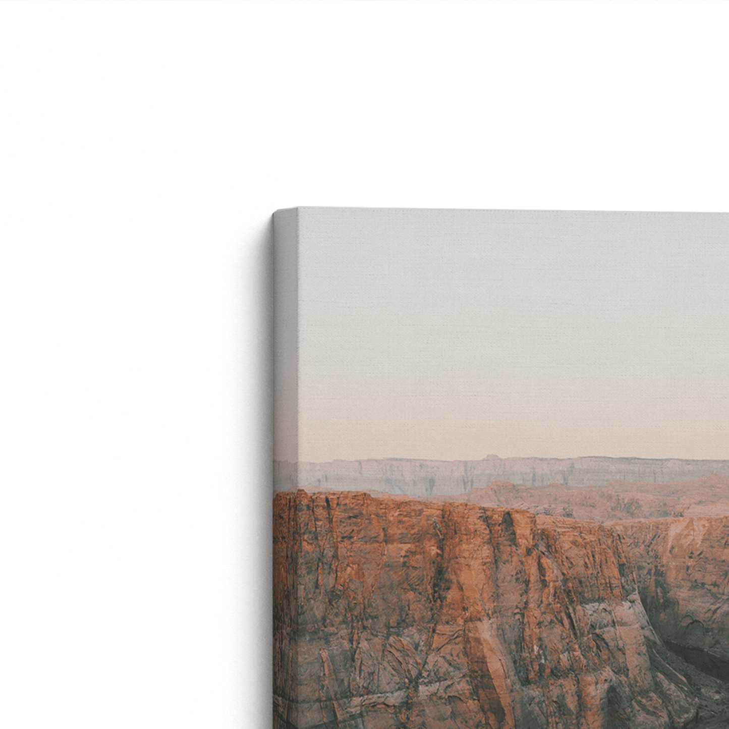 [color:Stretched Canvas], Corner of Picture of art on Canvas