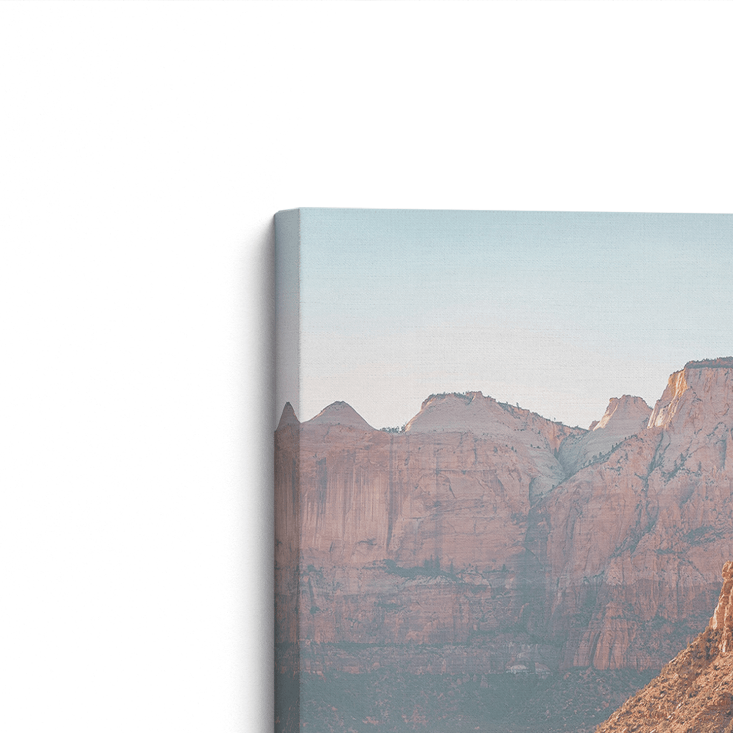 [color:Stretched Canvas], Corner of Picture of art on Canvas