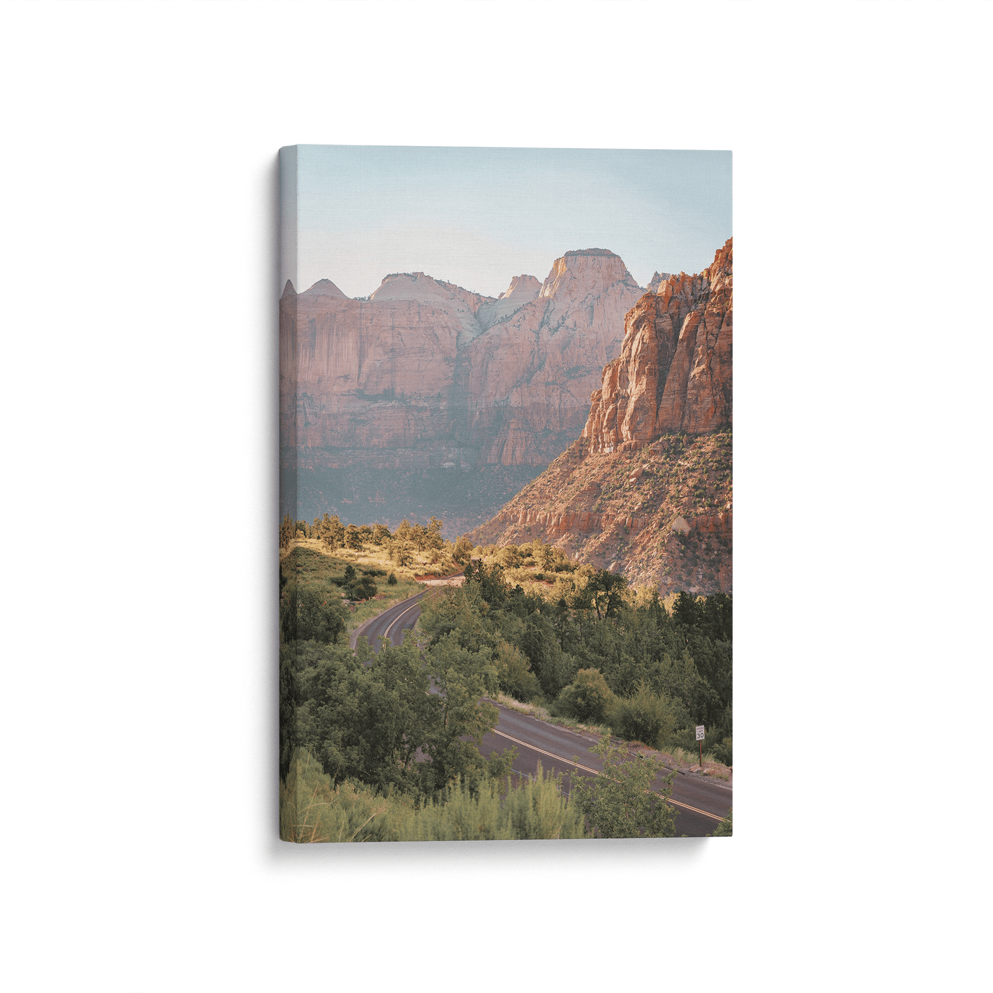 [color:Stretched Canvas], Picture of art on Canvas Side
