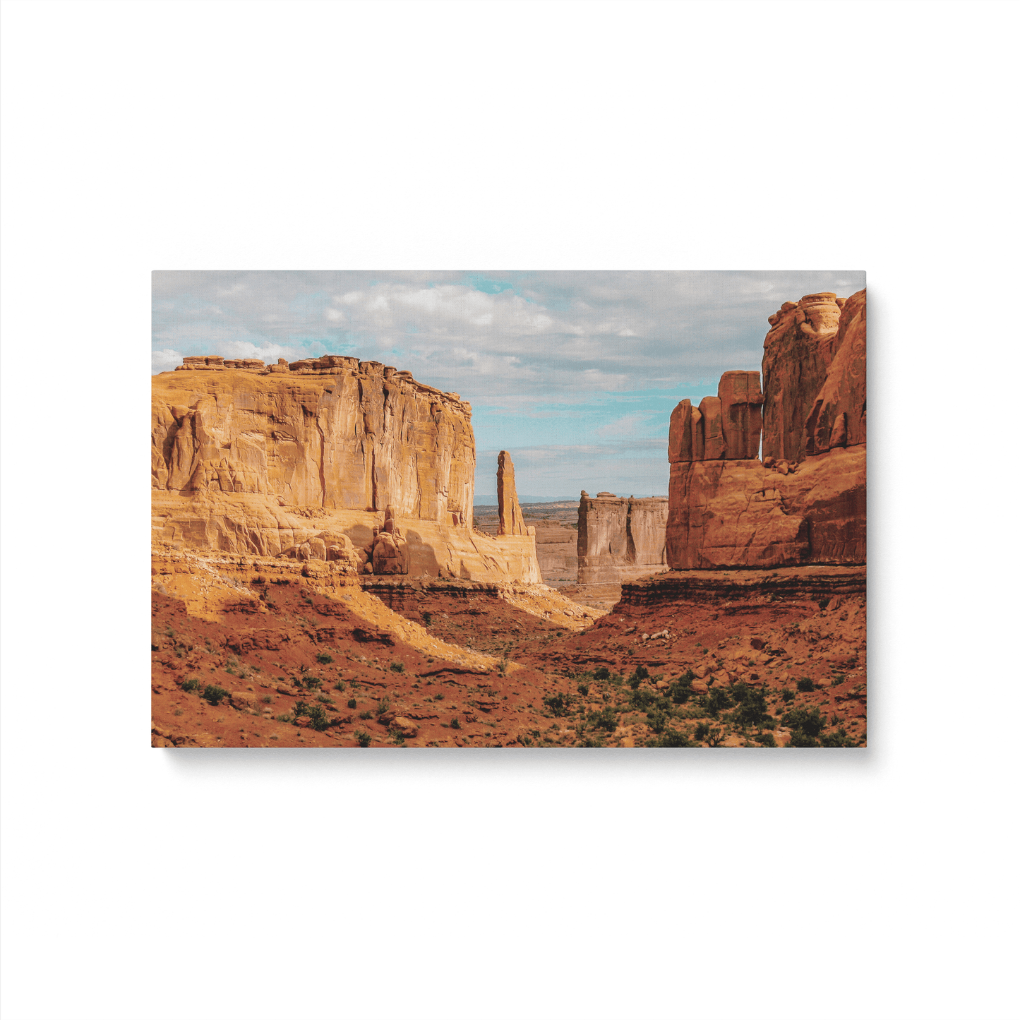 [color:Stretched Canvas], Picture of the corner of the canvas