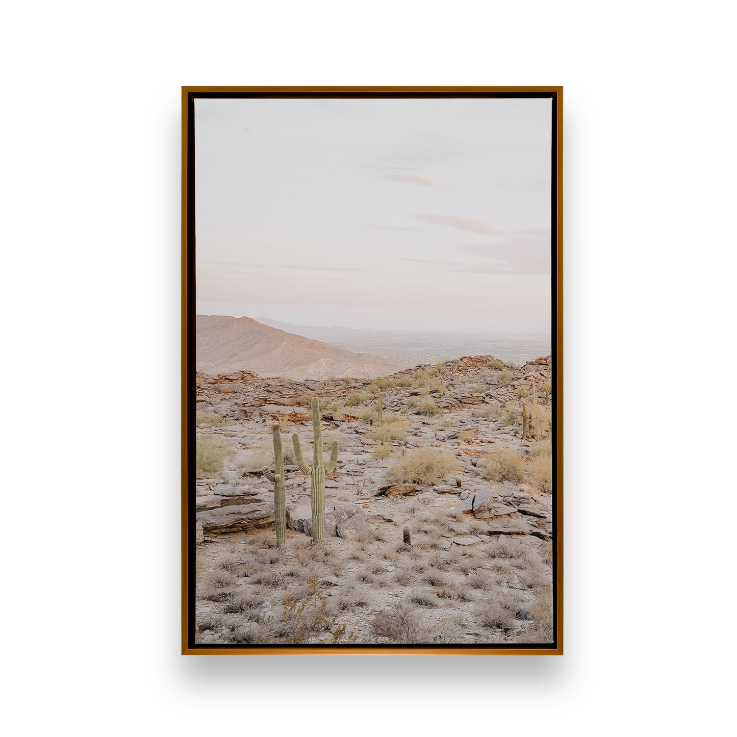 [color:Polished Gold], Picture of art in frame