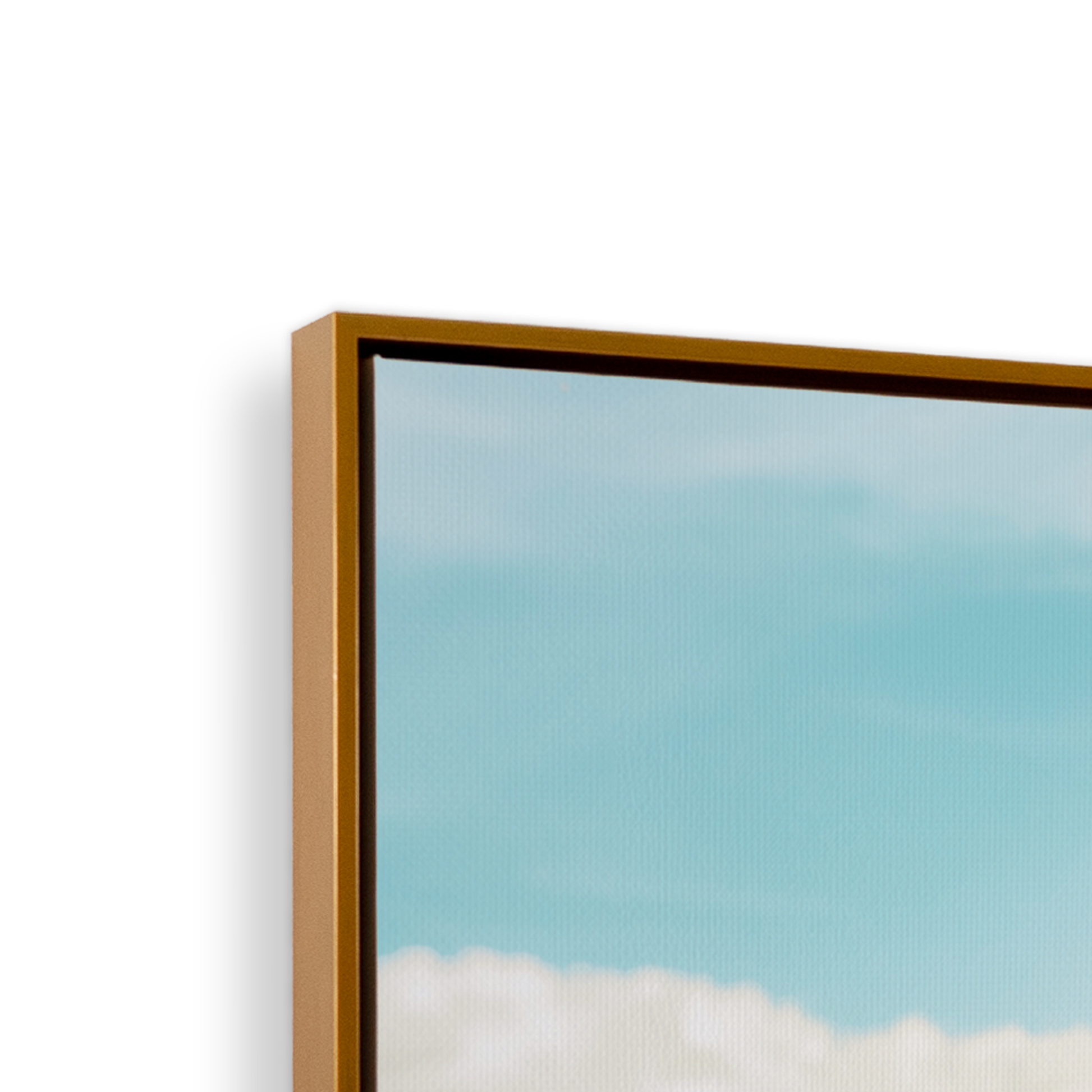 [color:Polished Gold], Picture of the corner of the frame