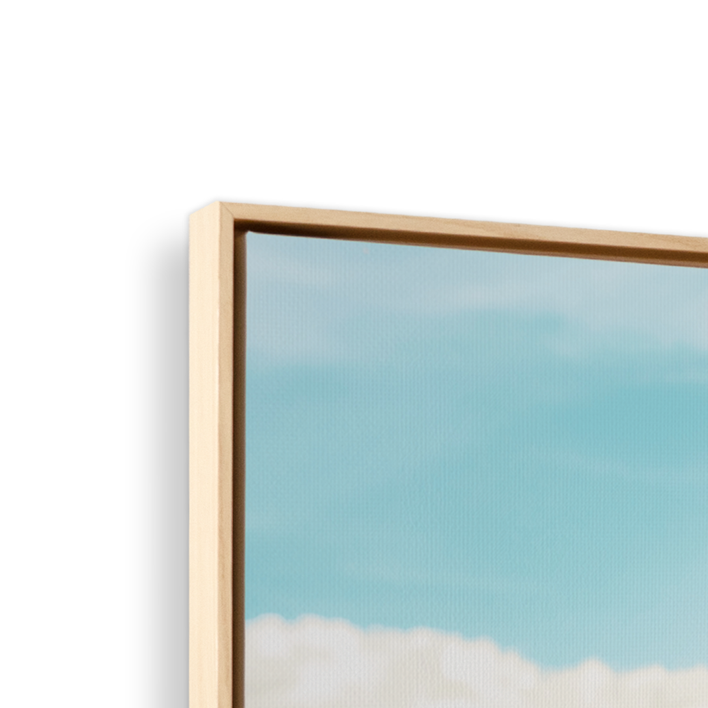 [color:American Maple], Picture of the corner of the frame