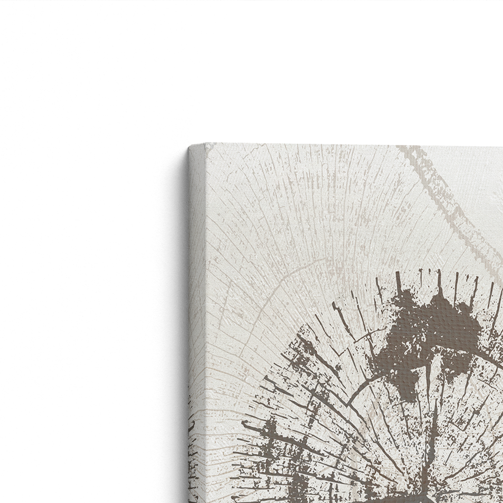 [Color:Stretched Canvas], Picture of art on an angle