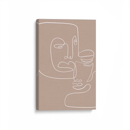 [Color:Stretched Canvas], Picture of art of the corner