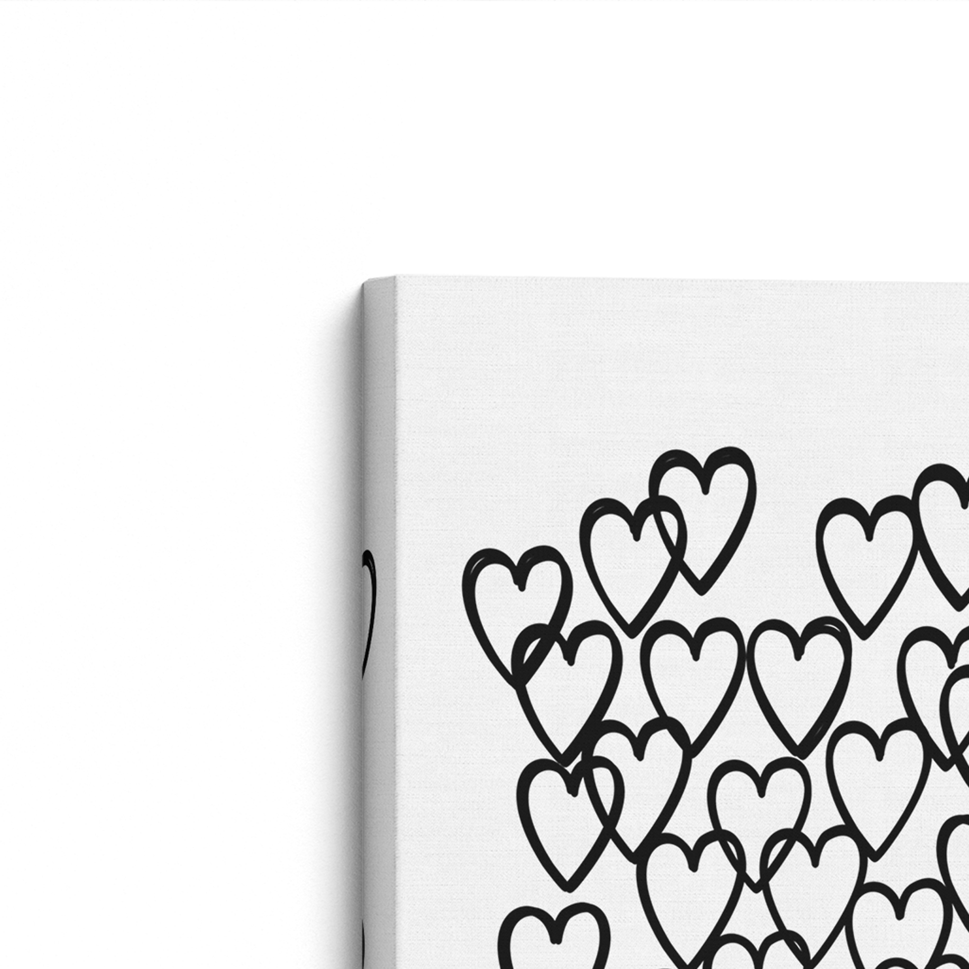 [color:Stretched Canvas], Corner of Picture of art on Canvas