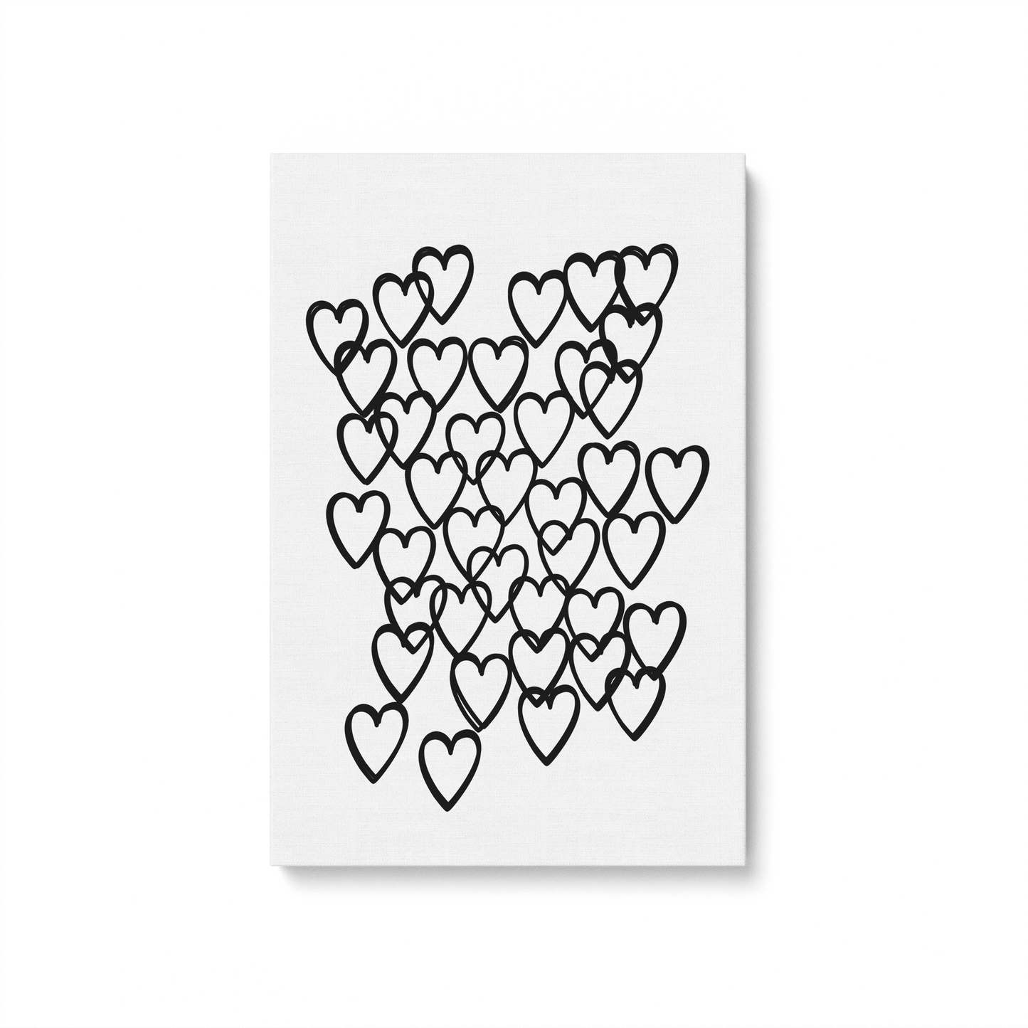 [color:Stretched Canvas], Picture of the corner of the canvas