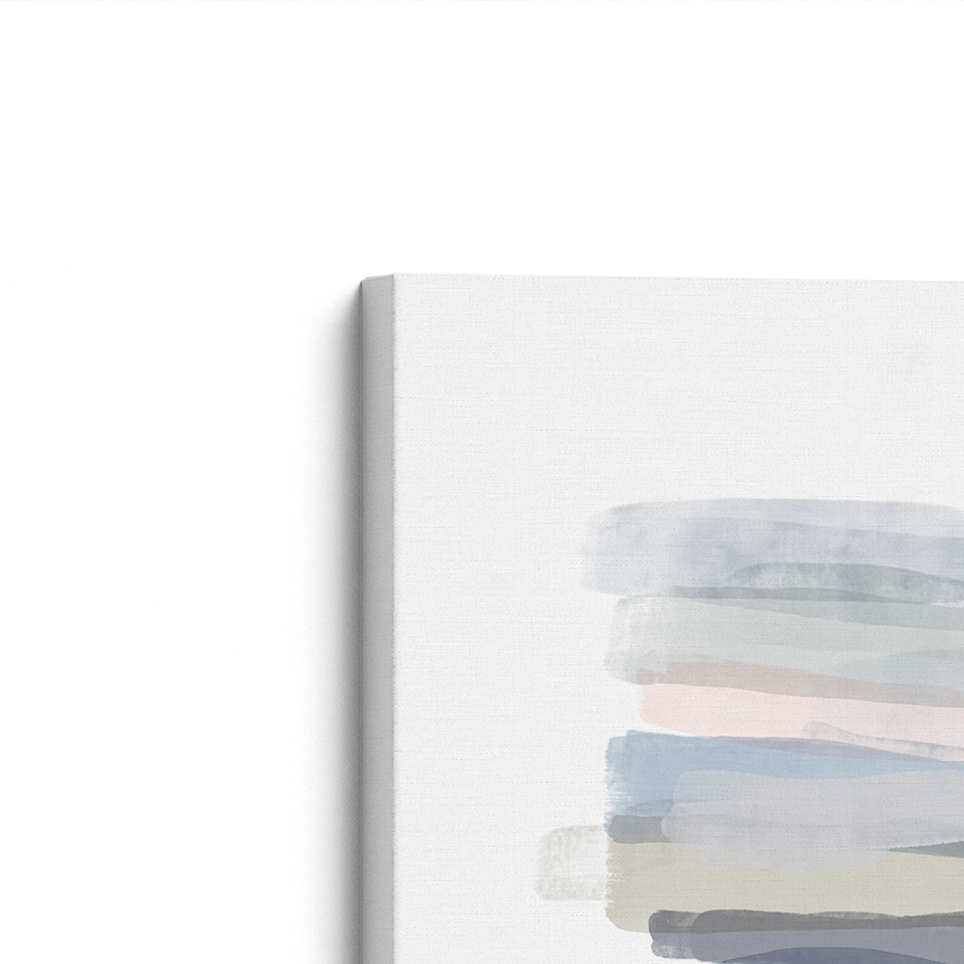 [color:Stretched Canvas], Corner of Picture of art on Canvas