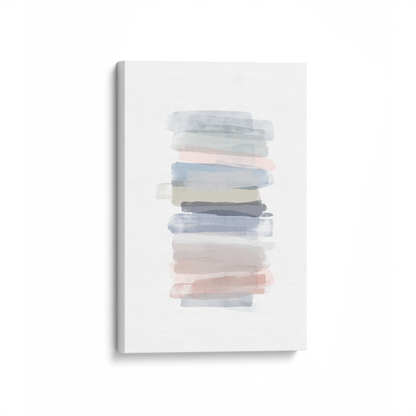 Web of Lines on Canvas, Set of 2