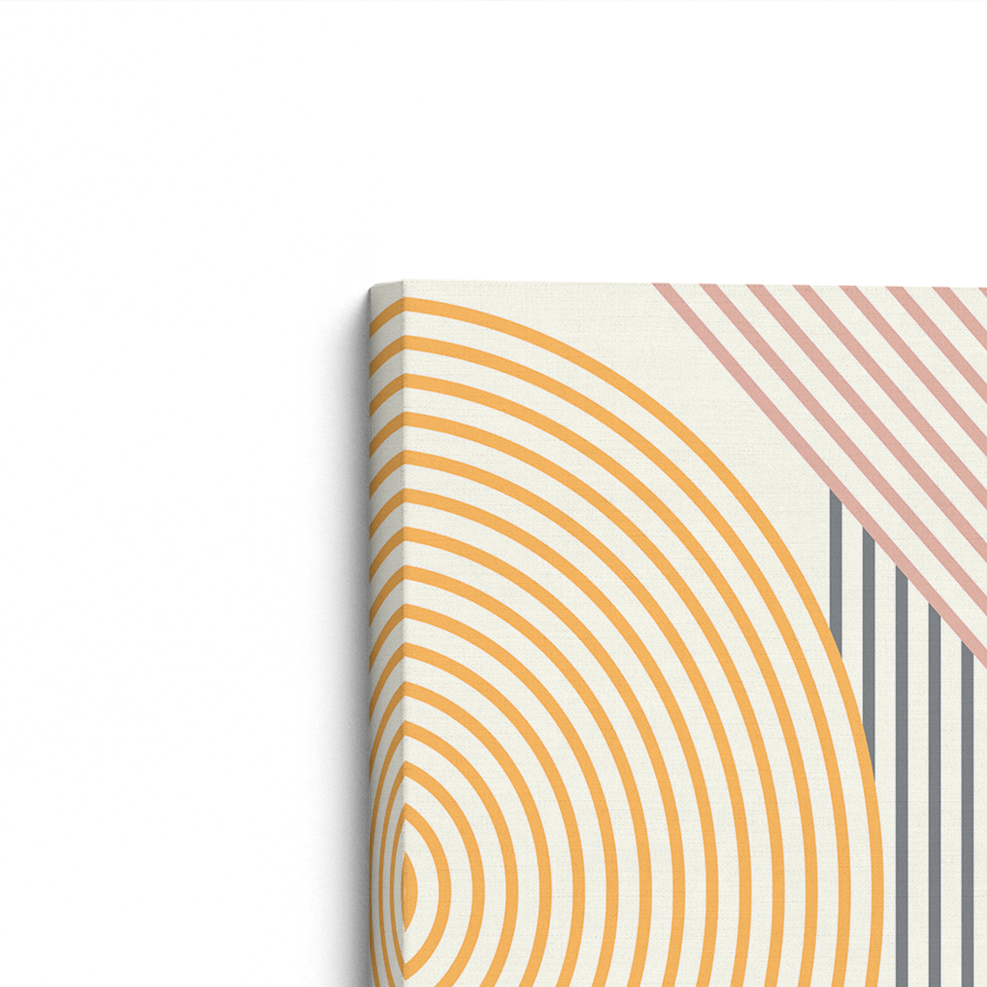 [color:Stretched Canvas], Corner of Picture of art on Canvas
