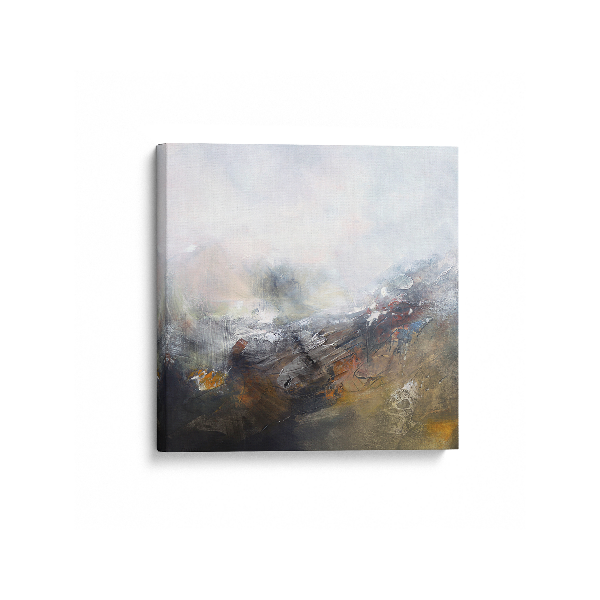 [color:Stretched Canvas],[shape:square], Picture of art on Canvas Side