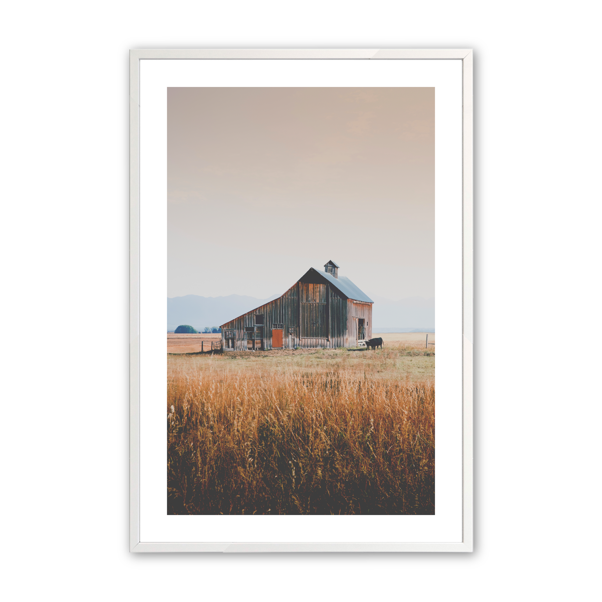 [Color:Opaque White], Art in our Opaque White wood frame