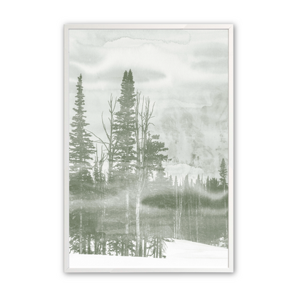 [color:Opaque White], Picture of first print in white frame