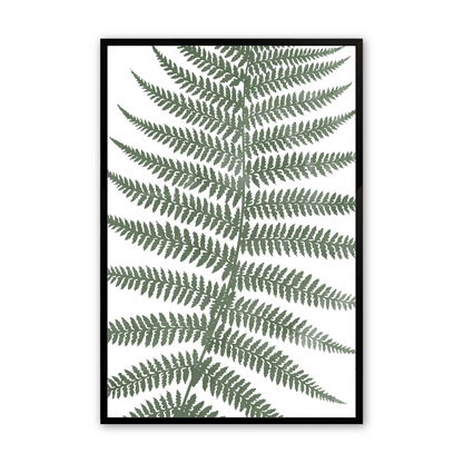 [color:Satin Black], Picture of the fourth of 6 leaves and flowers in a black frame